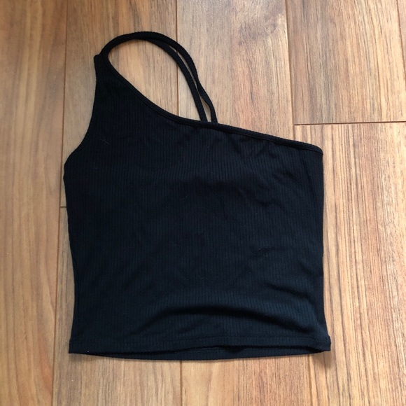 Garage Tops - One Shoulder Crop Top